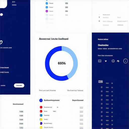 Screenshot of an AI-powered analytics dashboard showing local search data and engagement metrics
