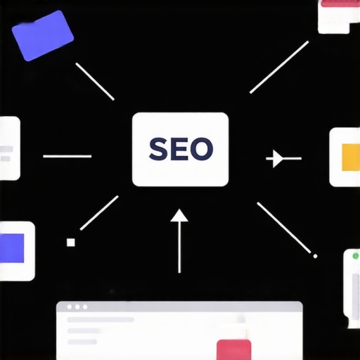 Diagram illustrating local SEO data analysis, schema markup, and AI tools for Google Maps ranking