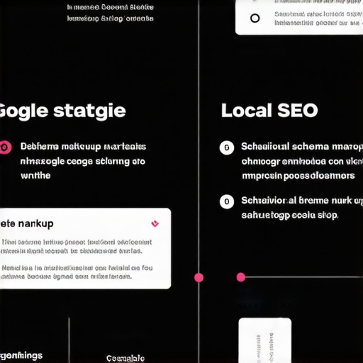 Infographic illustrating advanced local SEO tactics for Google Maps dominance.