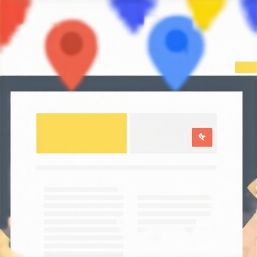 Illustration of schema markup integration enhancing local search visibility