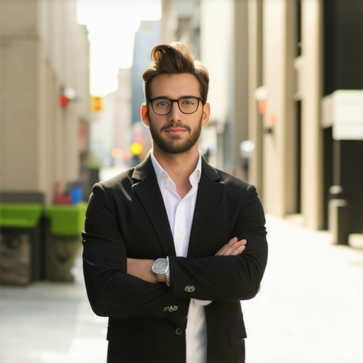 Business owner working on local SEO strategies with schema markup and AI tools