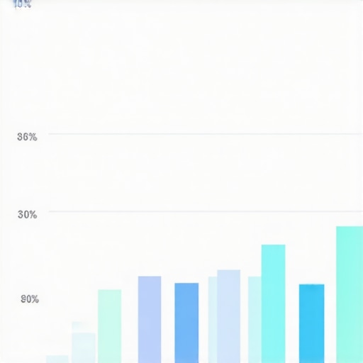 Graph illustrating forecasted vs actual local search trends