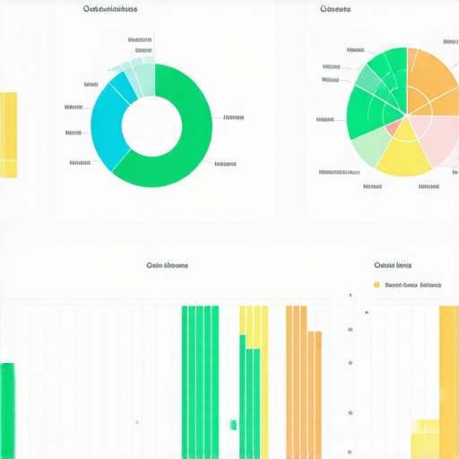 Futuristic dashboard with local SEO metrics and geospatial heatmaps