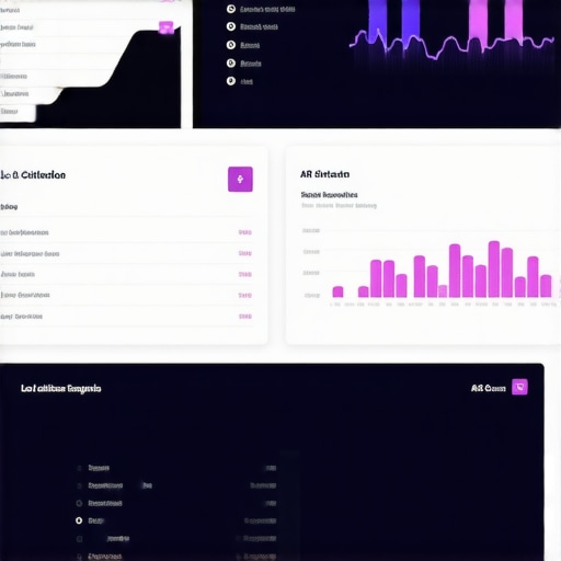 Futuristic dashboard displaying AI analytics, citation networks, and augmented reality tools for local SEO