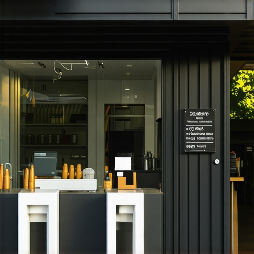 Interactive virtual tour showcasing a local storefront with customers