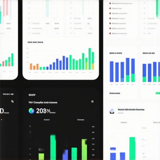 Futuristic dashboard illustrating analytics and AI models for local search optimization