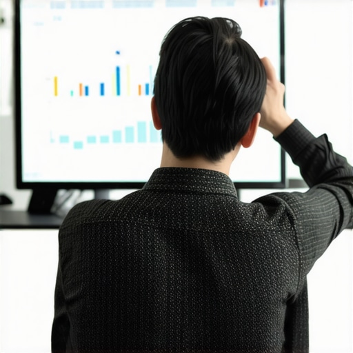 Business owner reviewing AI analytics dashboard for local search optimization