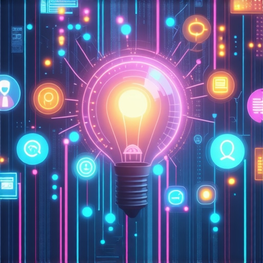 Futuristic illustration of AI integration in local SEO strategies