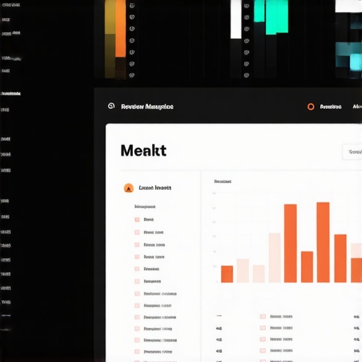 Advanced Local SEO Analytics Dashboard Futuristic dashboard displaying local SEO data, augmented reality features, and review analytics.