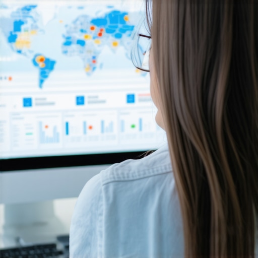 Data-Driven Local SEO Optimization SEM expert reviewing analytics dashboards for local search insights.