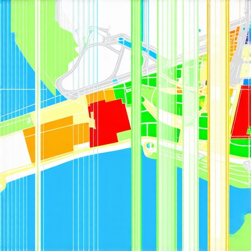 Map showing geospatial analytics and strategic targeting for local SEO optimization.