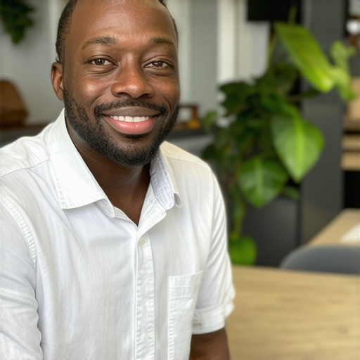 Local Community Engagement for SEO Business owner participating in community event to boost local backlinks.