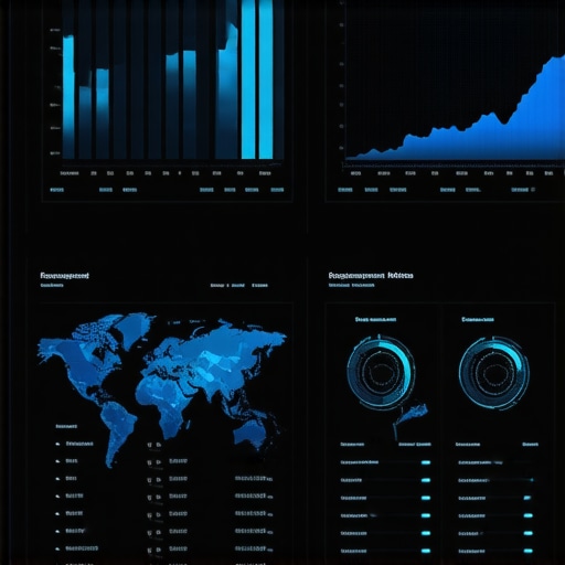 Futuristic dashboard showing real-time analytics for local SEO optimization