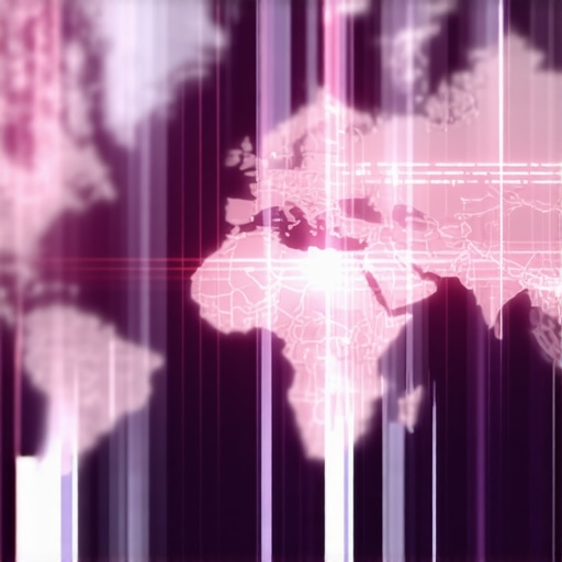 Futuristic digital map showing hyper-local data and AI insights for SEO.