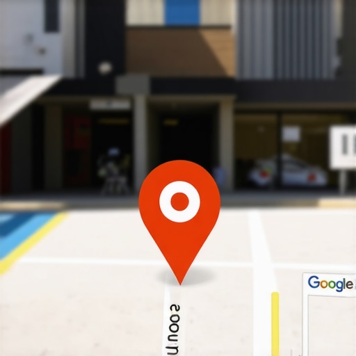 Google Maps Optimization Strategies in Action Business owner managing Google Maps profile with digital tools on a laptop