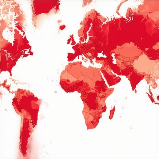 Local SEO Targeting Map Map illustrating localized SEO strategies and targeted search zones