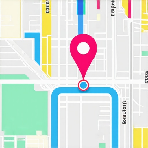 AI-Powered Micro-Moment Map Illustration of a digital map with icons indicating micro-moments influenced by AI analytics.