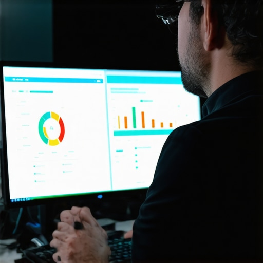 Analyzing Customer Behavioral Data for Local SEO Success Business owner reviewing digital analytics for customer interactions