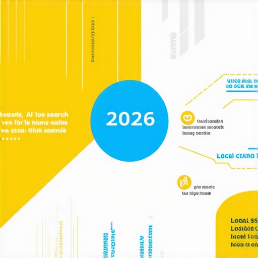Infographic illustrating AI, voice, and visual AI impact on local search rankings.