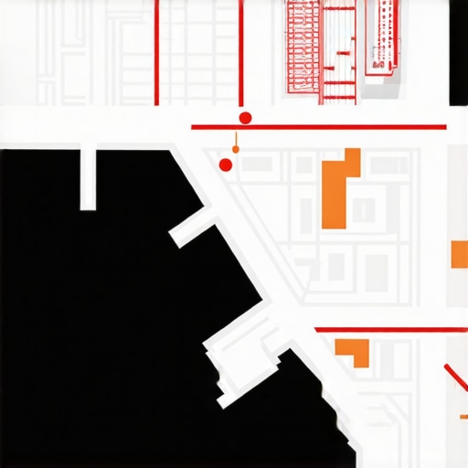 Local GIS Data and Business Placement Strategy City map showing GIS data overlays for business location optimization