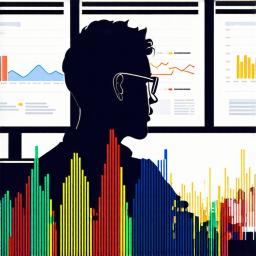 Abstract graphic showing AI analyzing local SEO signals with proximity and visual data