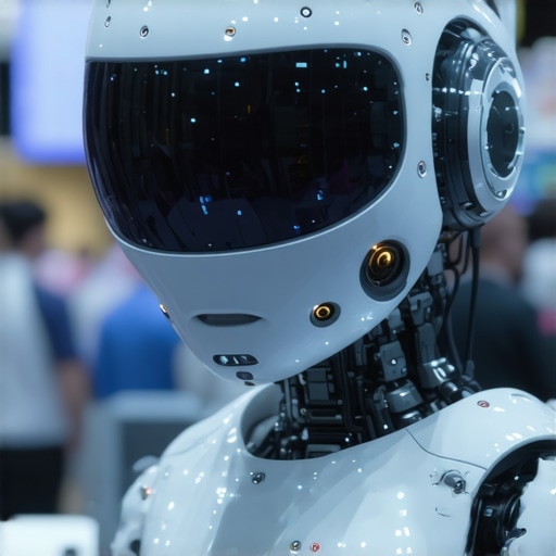 AI and AR in Local Search Futuristic scene showing AI and AR technologies enhancing local business visibility