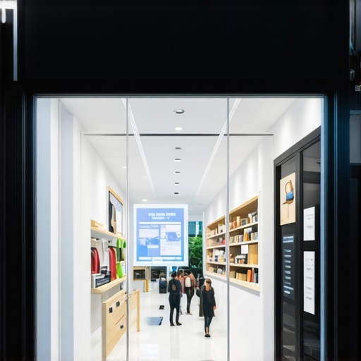 Augmented reality experience showing a storefront for local business to boost engagement