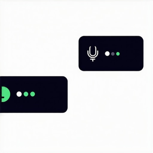 Business dashboard showing behavioral data and voice search analytics