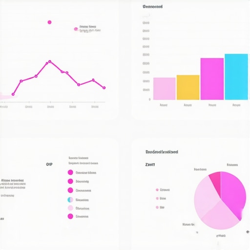 A detailed digital dashboard showing analytics and AI signals for local business rankings.
