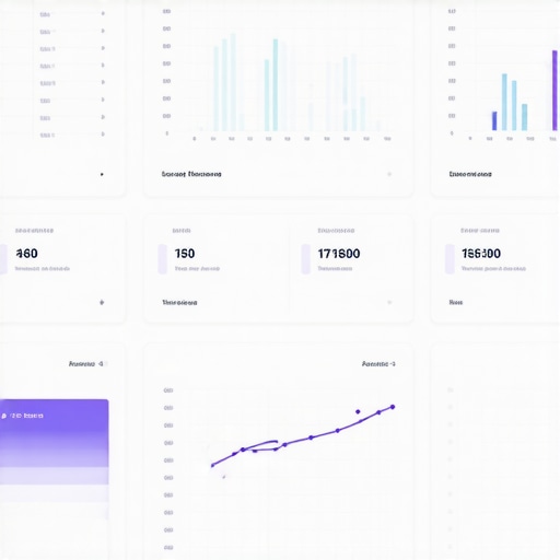 Digital dashboard showcasing local SEO metrics and analytics.