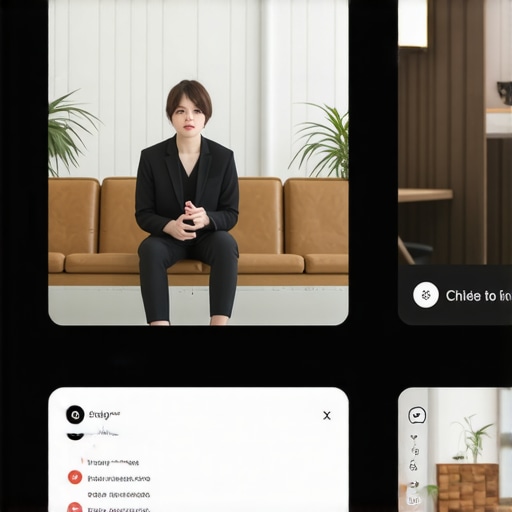 Screenshot of a localized interactive video with geolocation tags and hotspots