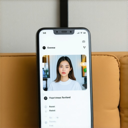 Smart home device showcasing voice-enabled local business profile