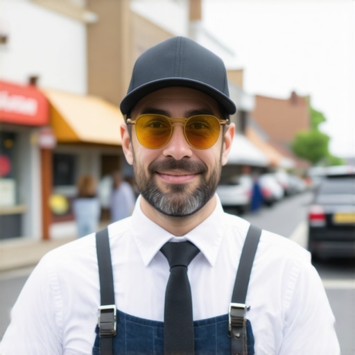 Business owner engaging with AR technology to showcase storefront location.