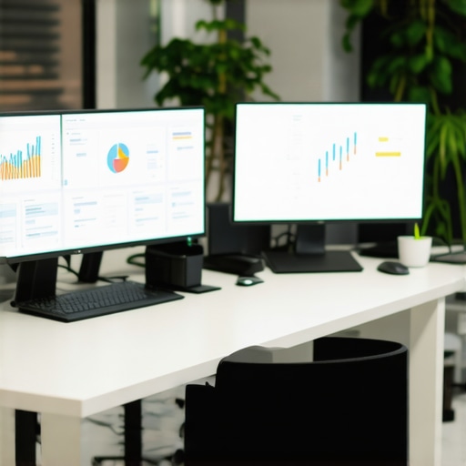 Visual of data analytics dashboard displaying behavioral signals for Google My Business optimization
