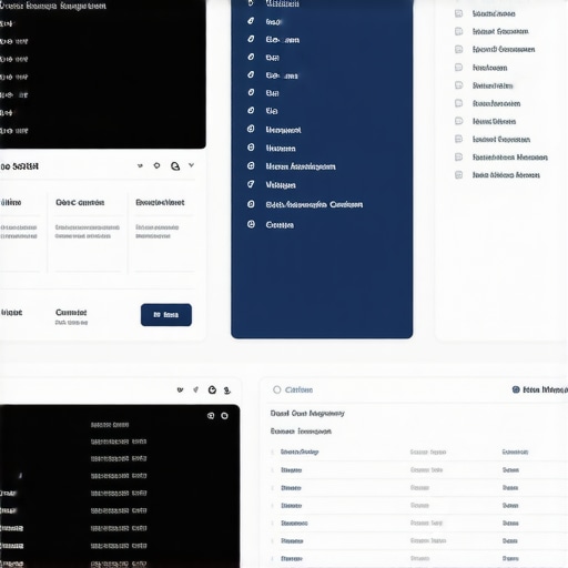 Digital dashboard depicting citation and data synchronization processes.