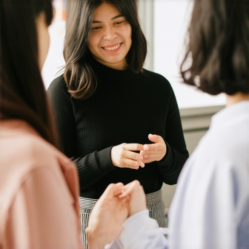 Business team participating in local community event to boost local SEO