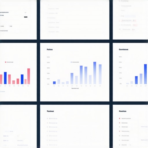 Dashboard interface with graphs and transaction metrics for local marketing