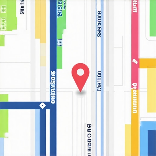 Interactive map with AR overlays showcasing local business personalization features
