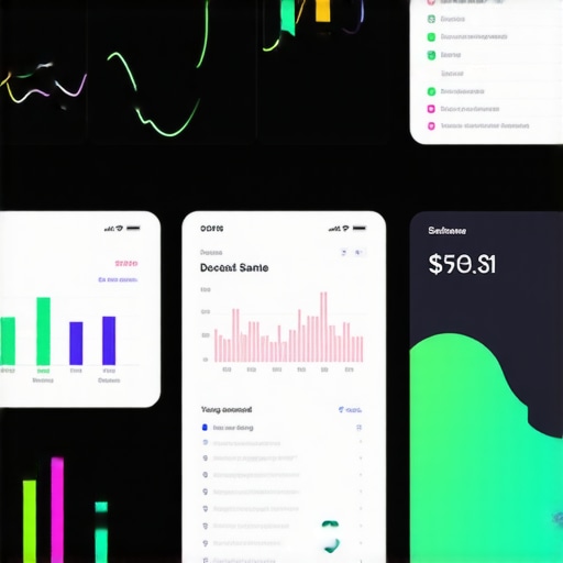 A screenshot of a digital dashboard showing live local search data and engagement analytics.