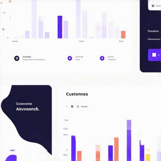 Behavioral Analytics Dashboard A digital dashboard illustrating insights from customer behavior analysis for local SEO optimization.