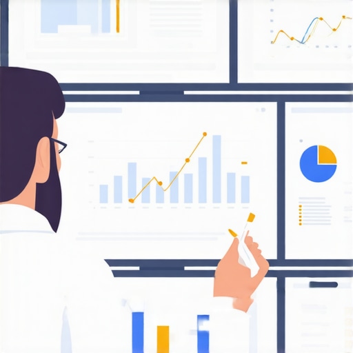 Data-Driven Local SEO Strategy Strategist reviewing detailed local SEO analytics with multiple monitors.