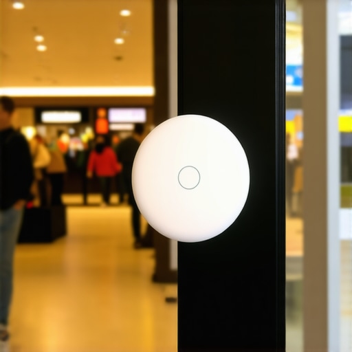 Bluetooth sensors monitoring customer movement in a retail store